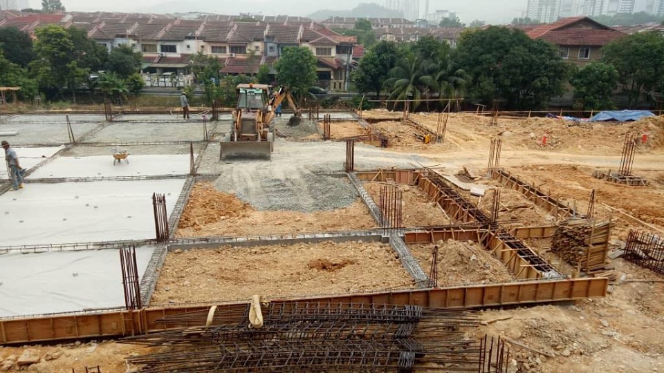 Perkembangan Pembinaan Masjid Prima Saujana